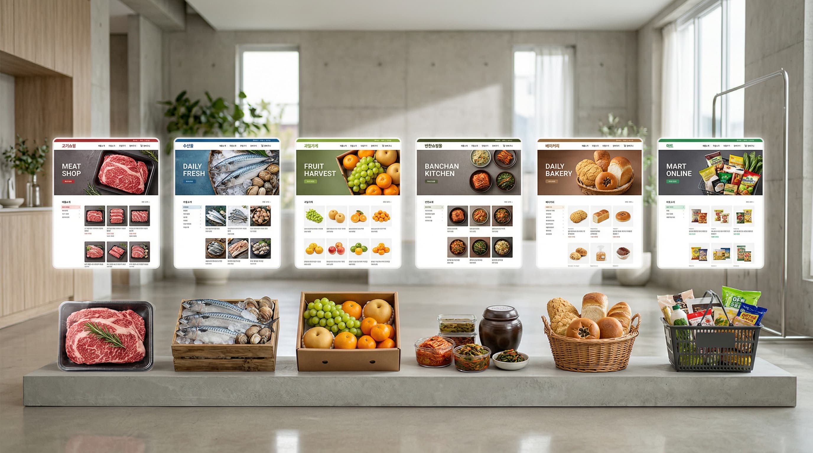 ezstores 6개 업종 모델하우스